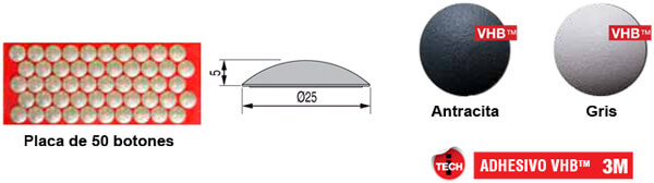 Self-adhesive composite overlay tactile studs or podotactile routing