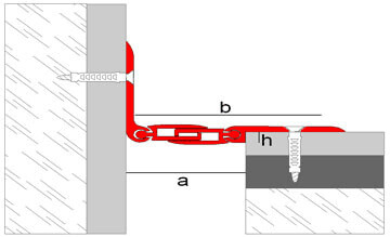 Joint de dilatation structurel chevauchant modèle Novojunta Pro AL30