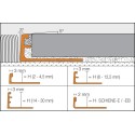 SCHIENE - Perfil cantonera para azulejos