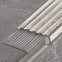 TREP-EK - Profili per gradini in acciaio inossidabile antiscivolo da sovrapporre