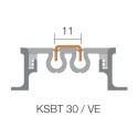 DILEX-KSBT 30 / VE - Profilé d'insertion en acier inoxydable