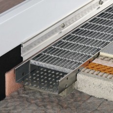 TROBA-LINE-TLR - Perforated water gutters and galvanized steel grating