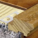 Novopeldaño Romano - Profilo per gradini in legno naturale