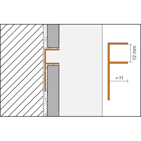DECO-SG - Perfil portador de mamparas para duchas