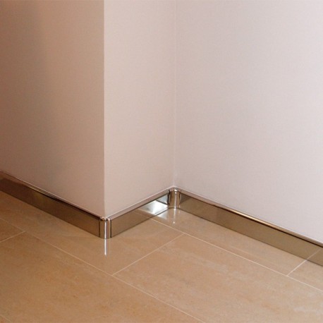 Novorodapie Inox - Tapa rodapié inoxidable