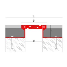 Junta Estructural Basica 20 mm barras 2,5 m 2