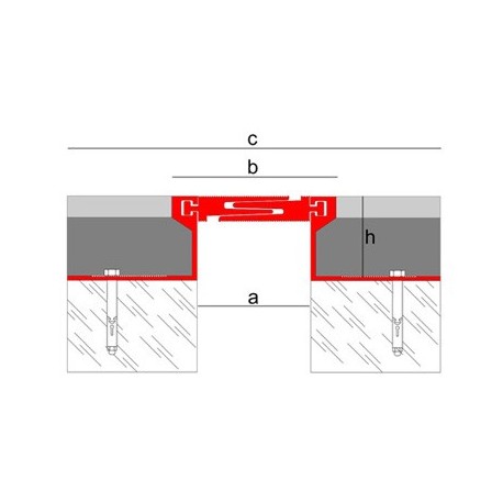 Junta Estructural Basica 20 mm barras 2,5 m