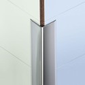 Novoescuadra Inox - Overlapping stainless steel corner profile