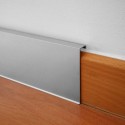 Novorodapie Rehabit - Rodapié en aluminio sobrepuesto