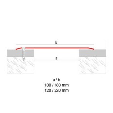 Linox esquinero inoxidable sobrepuesto 2