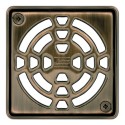 KERDI-DRAIN - Rejilla 10x10 cm en acero inoxidable