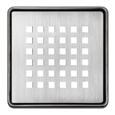 KERDI-DRAIN 3 - Rejilla sumidero de acero inoxidable de 10x10 cm