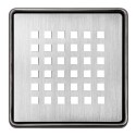 KERDI-DRAIN - Rejilla 10x10 cm en acero inoxidable