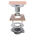 KERDI-DRAIN - Soporte para desagüe horizontal DN50