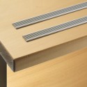 Stairtec SW - Extra-flat anodized aluminum podotact profile