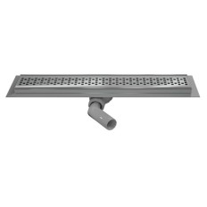 Kit canaleta de ducha, rejilla inoxidable y accesorios - Salida central