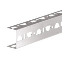 KERDI-BOARD-ZB - U-shaped stainless steel profile with triple perforation