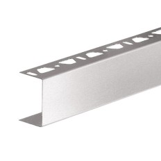 KERDI-BOARD-ZA - U-shaped stainless steel profile with simple perforation