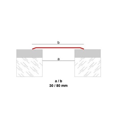 Linox esquinero inoxidable sobrepuesto