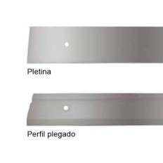 Galvanized profile for fixing waterproofing sheet