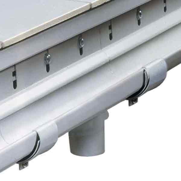 Canalones de aluminio para borde de terraza o balcón BARIN-SR