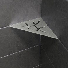 SHELF-E - Estante de esquina integrado para ducha
