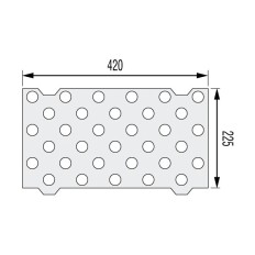 Novotop Access Acero - Botón podotáctil