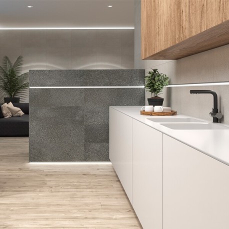 Novotri Eclipse - Rodapié o perfil de aluminio para luz LED