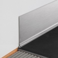Skirting board made of stainless steel model DESIGNBASE-SL