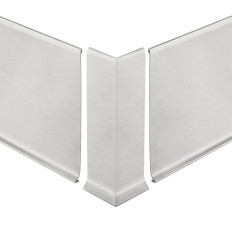 DESIGNBASE-SL-E - Angle extérieur 90º pour plinthe en acier inoxydable