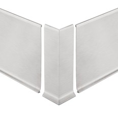 DESINGBASE-SL - Perfil de aluminio para rodapié de sobreponer