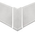 DESIGNBASE-SL-E - Angle extérieur 90º pour plinthe en acier inoxydable