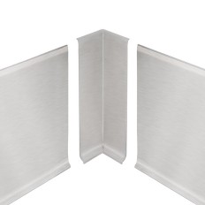 DESIGNBASE-SL-E - Internal angle 90º for stainless steel baseboard