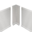 DESINGBASE-SL - Perfil de aluminio para rodapié de sobreponer