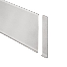 DESINGBASE-SL - Perfil de aluminio para rodapié de sobreponer