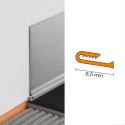 DESINGBASE-SL - Perfil de aluminio para rodapié de sobreponer