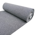 Carpet or doormat with vinyl curl