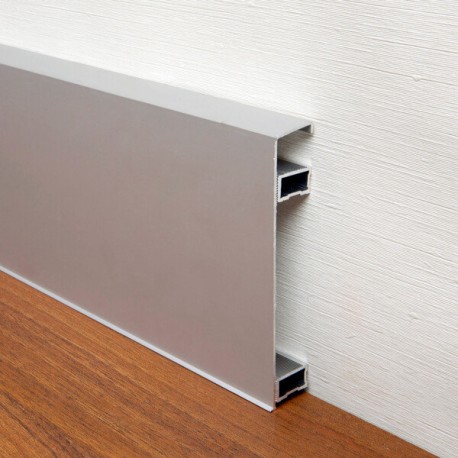 Novorodapie Rehabit - Rodapié en aluminio sobrepuesto