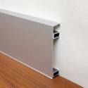 Novorodapie Rehabit - Rodapié en aluminio sobrepuesto