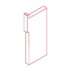 Novotri Eclipse - Rodapié o perfil de aluminio para luz LED