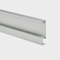 Novorodapie Eclipse -  Plinthe en aluminium pour plaques de plâtre et éclairage LED