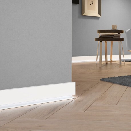 Novorodapie Eclipse - Aluminium-Fußleiste für Gipskartonplatten