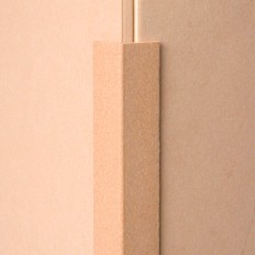 Novoesquadra Aluminium - Perfil de canto de alumínio a ser sobreposto