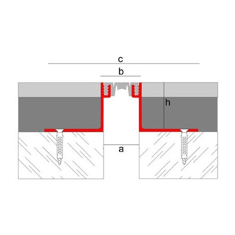 Junta Estructural Basica 20 mm barras 2,5 m