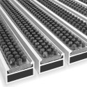 Entrance matting systems with aluminum profile