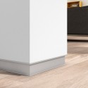 Novorodapie Eclipse - Aluminum skirting for drywall and LED light