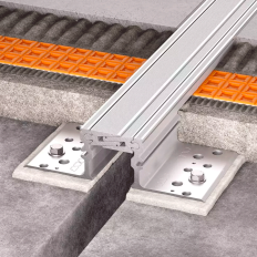 Junta de dilatación estructural de aluminio para tráfico DILEX-STF